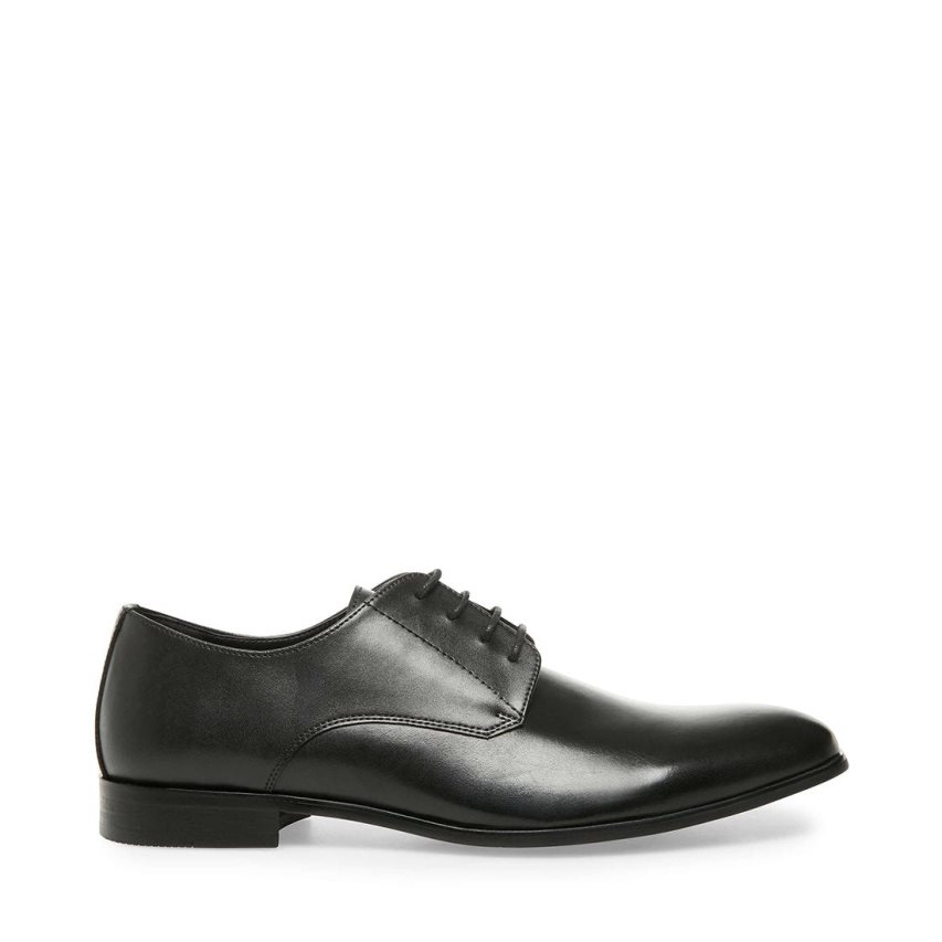 Zapatos Derby Steve Madden Prey Cuero Hombre Negras | ES EQ0623